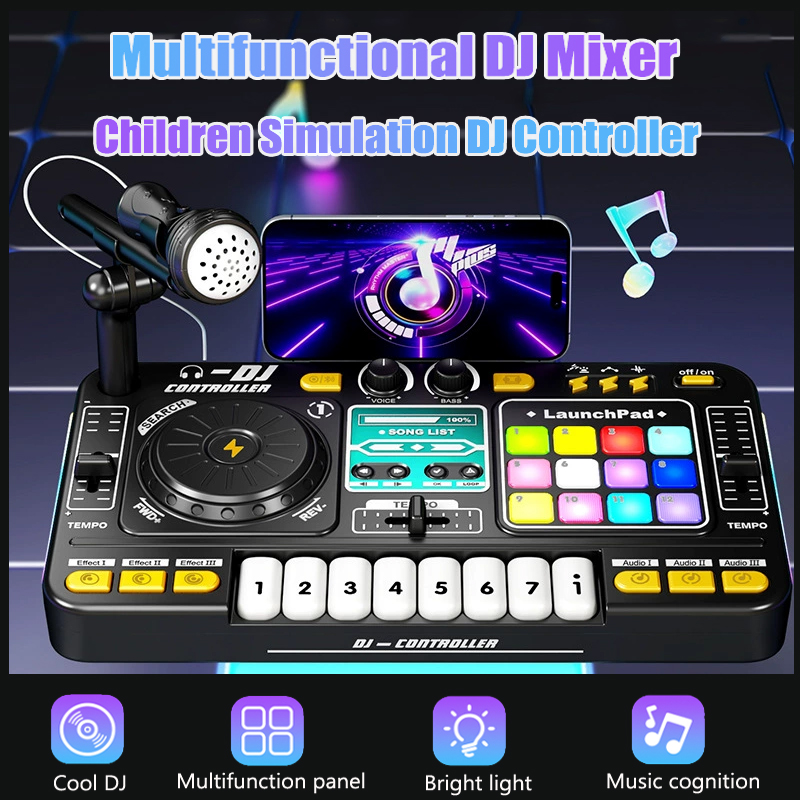 Audio Music Dj - Многофункциональный DJ-микшер, детский симулятор, DJ-контроллер, живая