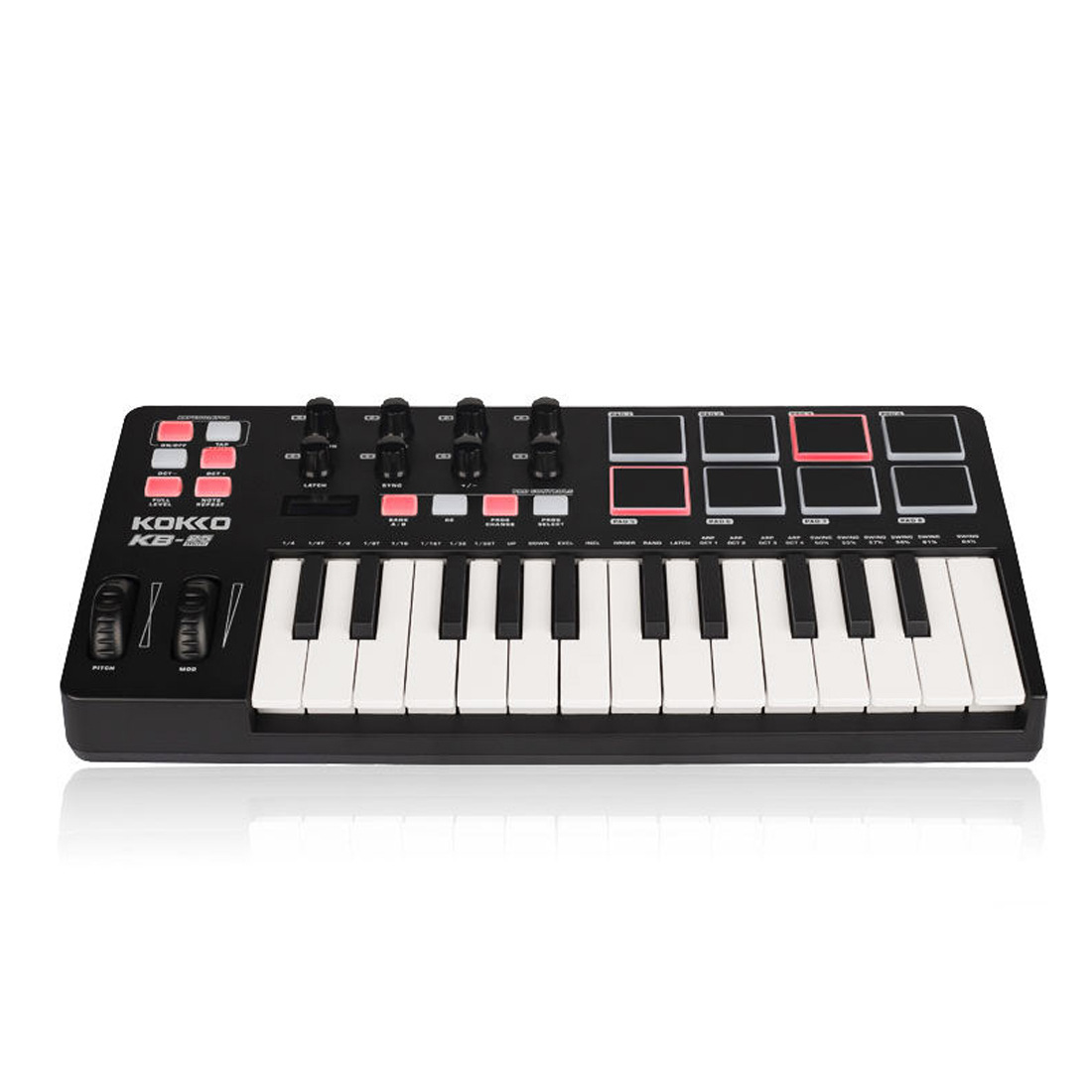 Midi Controller Pad - 25-клавишная MIDI-клавиатура, портативный пэд для создания