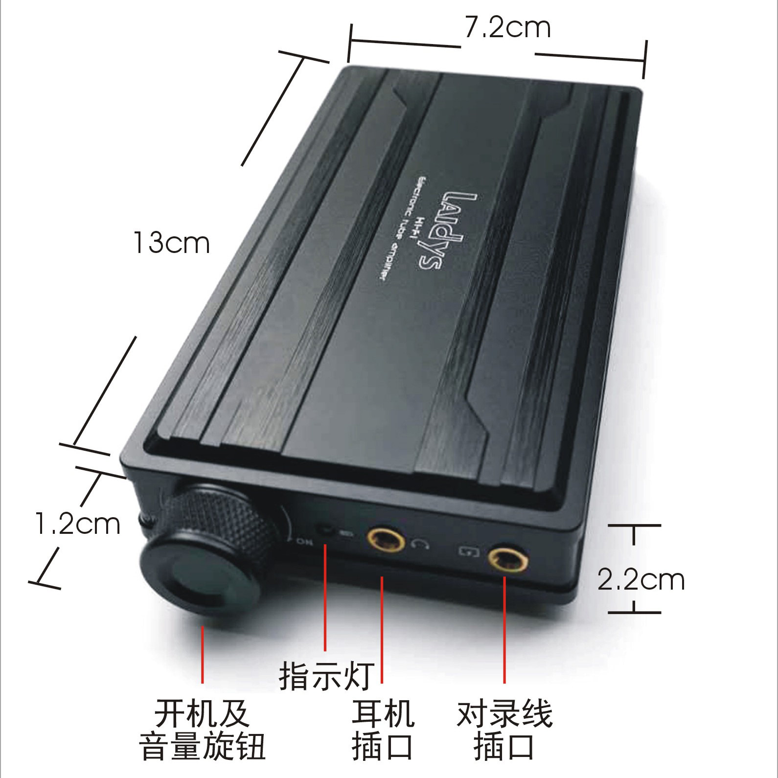 LAIDYS – портативный усилитель – обзор и цена Headphone Amplifier Dac