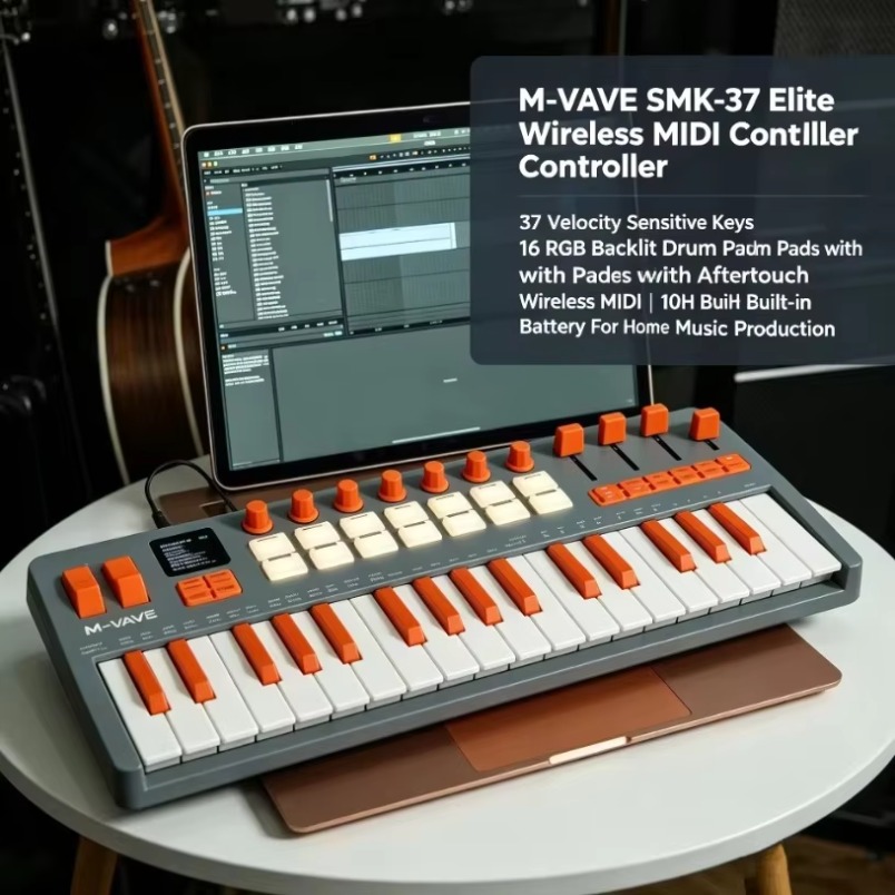 M-VAVE SMK-37 Elite – MIDI-кла – обзор и цена Midi Controller Pad