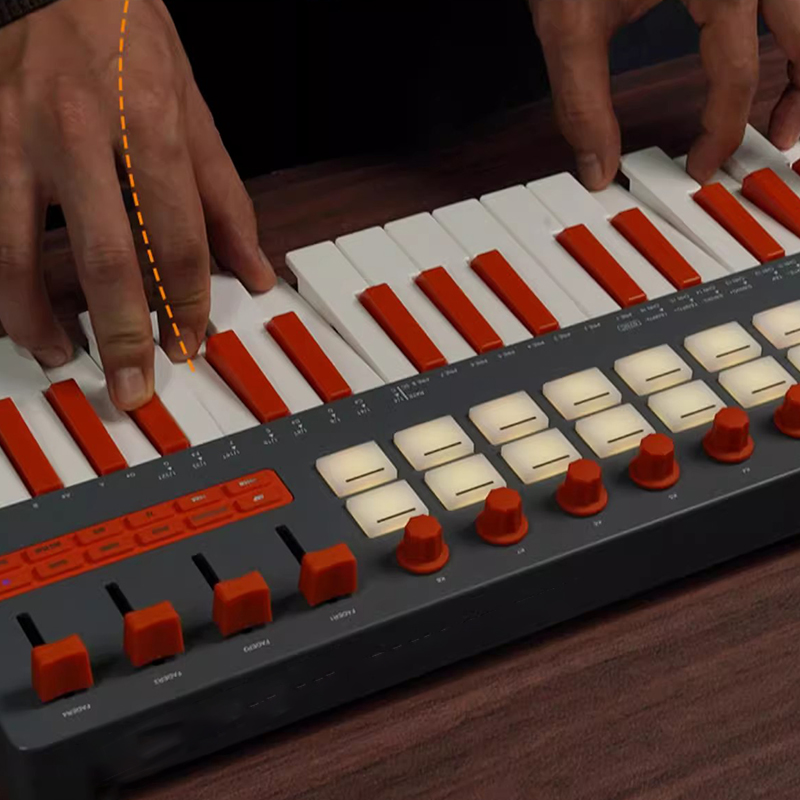 37-клавишная MIDI-клавиатура,  – обзор и цена Midi Controller Pad